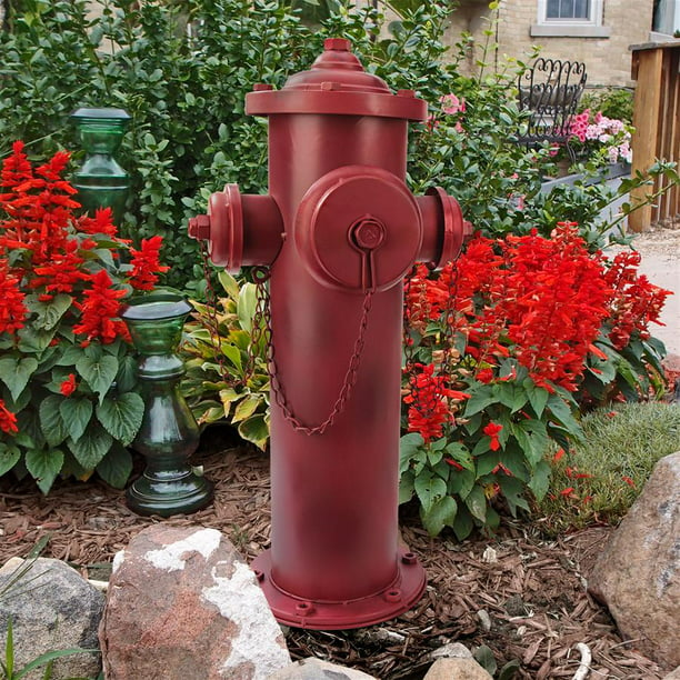 Fake Fire Hydrant For Dogs To Peed On Dog Fire Hydrant Pee Post 14.5" Backyard D